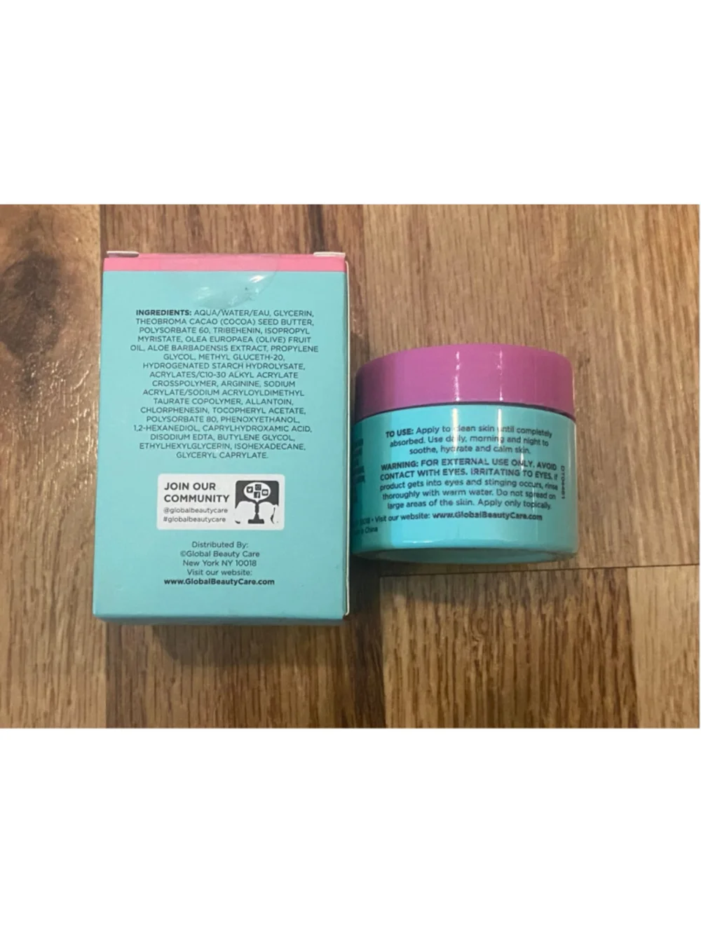 Global Beauty Care Moisturizing Daily Gel Face Lotion 1.7 ounces NIB